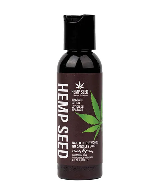 Couples | Earthly Body Earthly Body Hemp Seed Massage Lotion - 2 oz - Assorted Scents Couples | Earthly Body Earthly Body Hemp Seed Massage Lotion - 2 oz - Assorted Scents