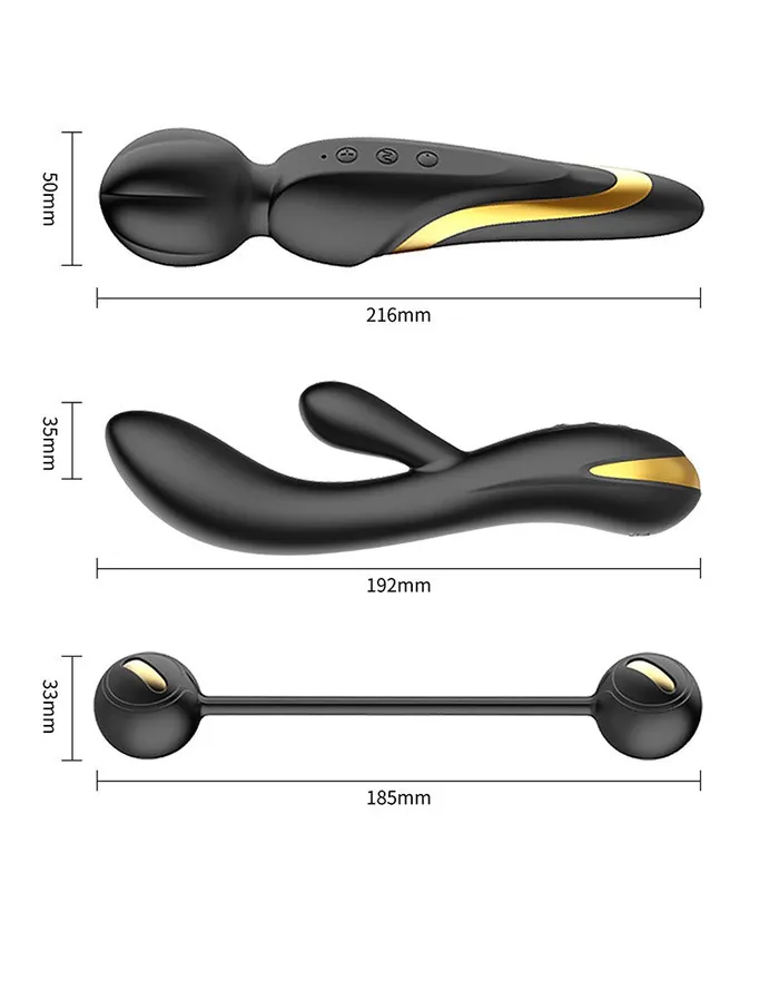 Pretty Love Vibrators | Pretty Love - Queens Luxury Collection - Speeltjes Collectie - Afgewerkt met 18K Goud