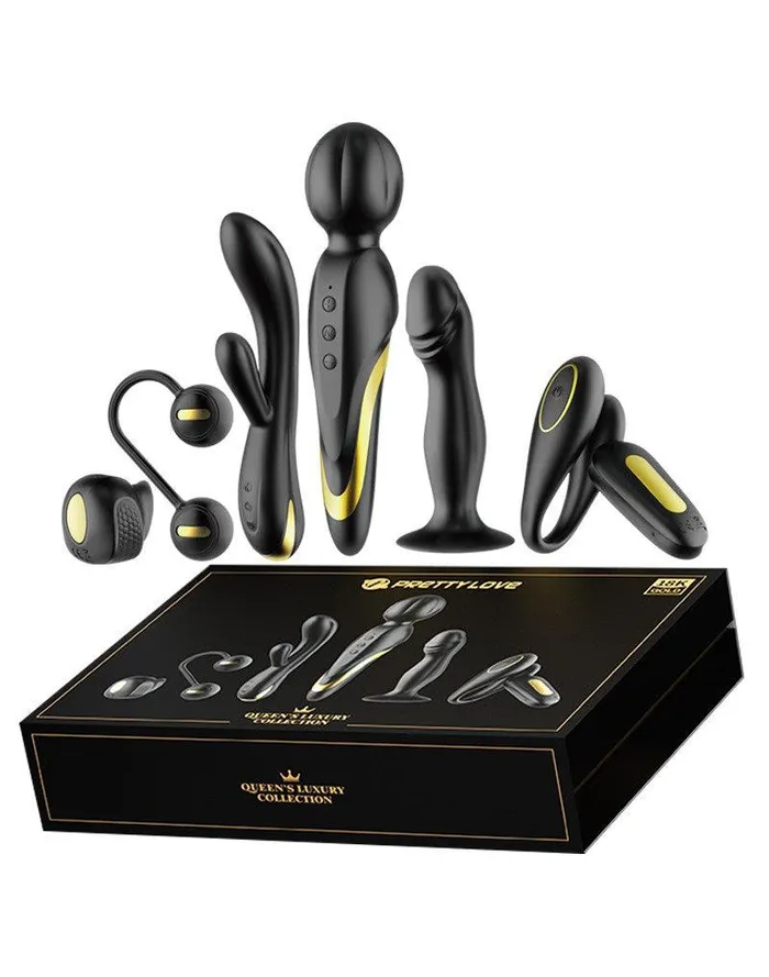 Pretty Love Vibrators | Pretty Love - Queens Luxury Collection - Speeltjes Collectie - Afgewerkt met 18K Goud