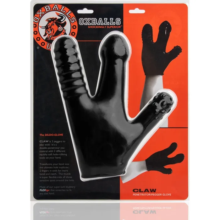 Anal OxBalls Claw Glove Black