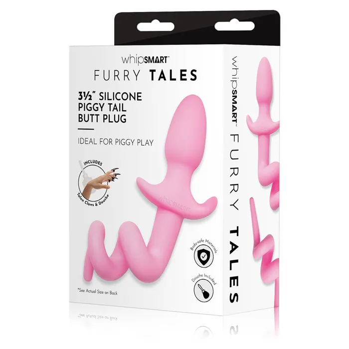Anal WhipSmart WhipSmart Furry Tales 35 Inch Silicone Piggy Tail Butt Plugws3509 Anal WhipSmart WhipSmart Furry Tales 35 Inch Silicone Piggy Tail Butt Plugws3509