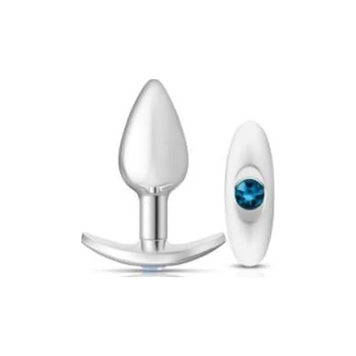 Cheeky Charms Anal | Cheeky Charms Silver Anchor Butt Plug w Clear and Pink Jewel Kit