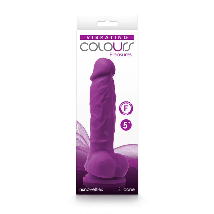 Colours Pleasures Vibrating 5 Dildo | NS Novelties Female Sex Toys