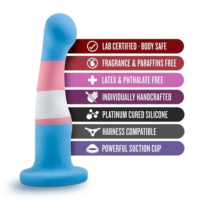 Dildos | Avant Pride P2 True Blue Dildo - Blush Novelties