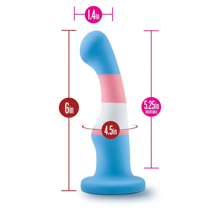 Dildos | Avant Pride P2 True Blue Dildo - Blush Novelties
