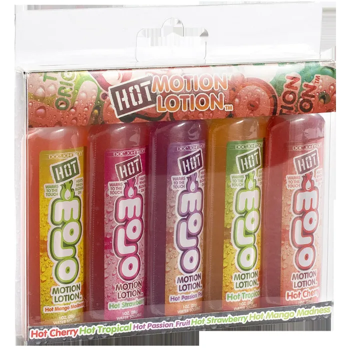 Doc Johnson Enhancers | Hot Motion Lotion - Molo - 5 Pack Doc Johnson Enhancers | Hot Motion Lotion - Molo - 5 Pack