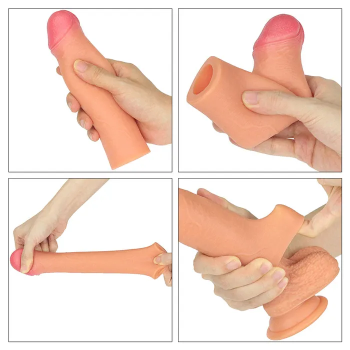 Male Sex Toys | Lovetoy Nature Extender 2'' Silicone Sleeve-(lv4213f) Male Sex Toys | Lovetoy Nature Extender 2'' Silicone Sleeve-(lv4213f)