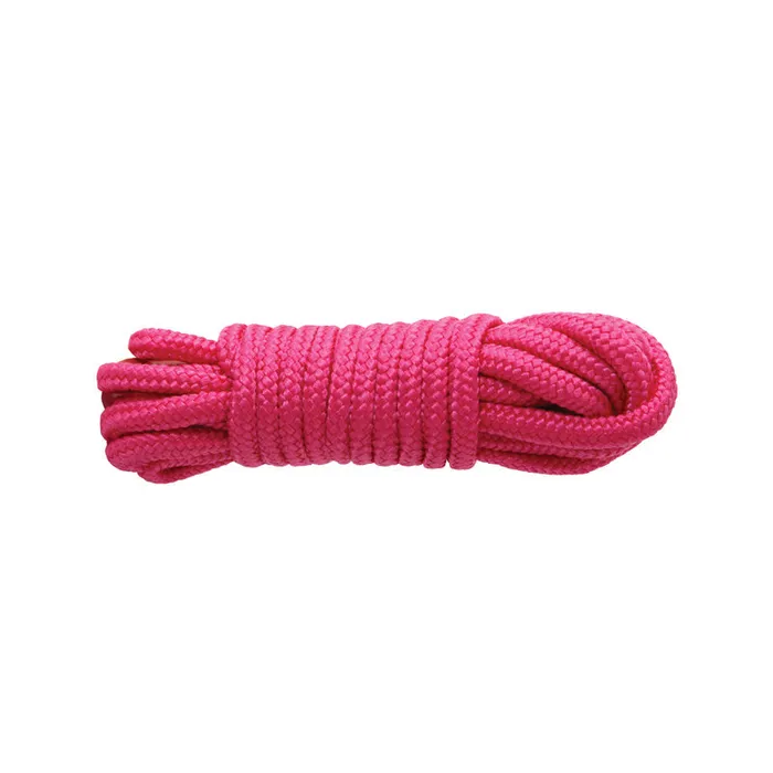 NS Novelties Vibrators | Sinful Nylon Rope 25ft Pink