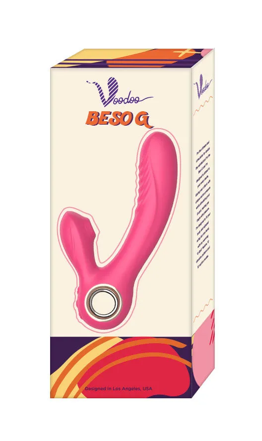 Vibrators | Voodoo Beso G for G-Spot Stimulation - Pink - Voodoo Toys