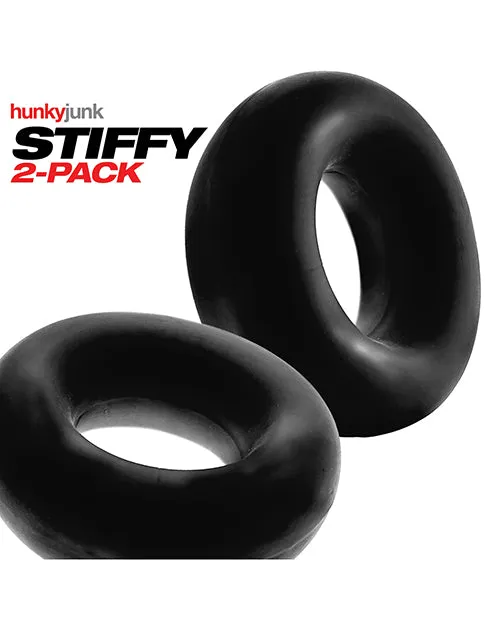 Blue Ox Designs LLCDba Oxballs Enhancers Hunky Junk Stiffy 2 Pack Cockrings