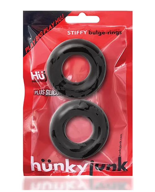 Blue Ox Designs LLCDba Oxballs Enhancers Hunky Junk Stiffy 2 Pack Cockrings