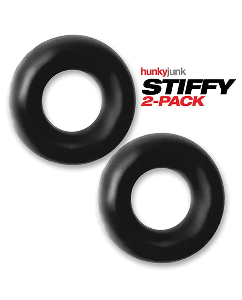 Blue Ox Designs LLCDba Oxballs Enhancers Hunky Junk Stiffy 2 Pack Cockrings