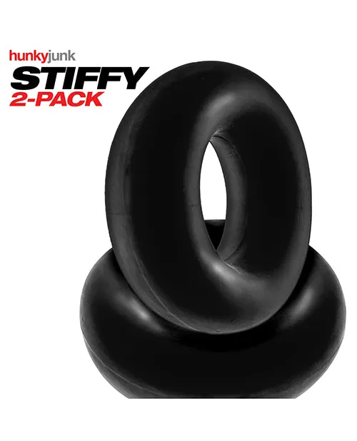 Blue Ox Designs LLCDba Oxballs Enhancers Hunky Junk Stiffy 2 Pack Cockrings