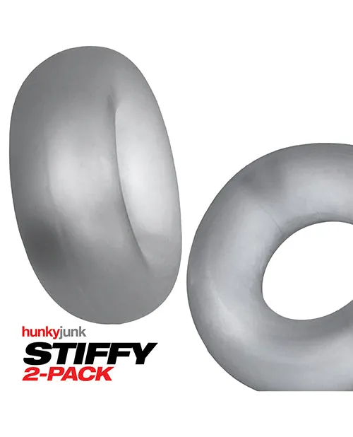 Blue Ox Designs LLCDba Oxballs Enhancers Hunky Junk Stiffy 2 Pack Cockrings