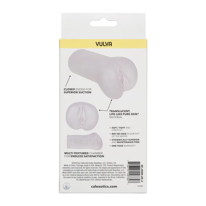 CalExotics Vibrators Boundless Vulva Frost