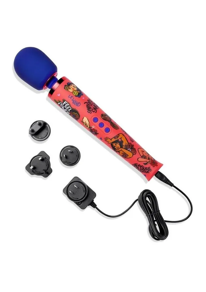 Female Sex Toys Le Wand Le Wand Feel My Power Rechargeable Silicone Wand 2022 Kelly Malka Edition