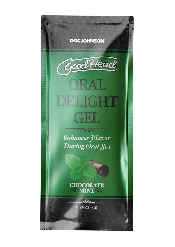 GoodHead Enhancers Goodhead Oral Delight Gel 24oz Bulk 48 Pieces Chocolate Mint