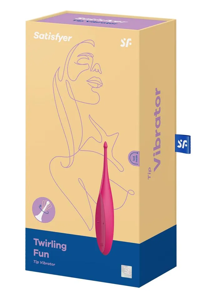 Vibrators Satisfyer Satisfyer Twirling Fun Silicone Vibrator