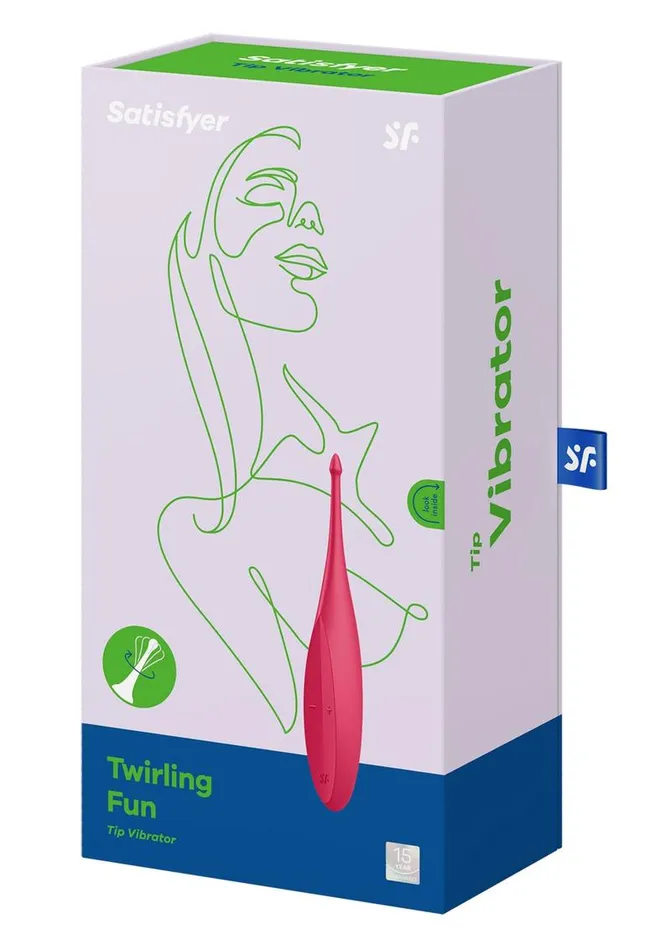 Vibrators Satisfyer Satisfyer Twirling Fun Silicone Vibrator