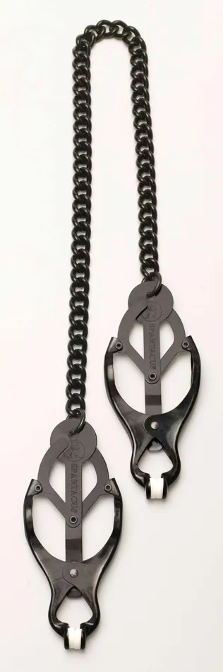 Anal Black Butterfly Clamp Wlink Chain Spartacus