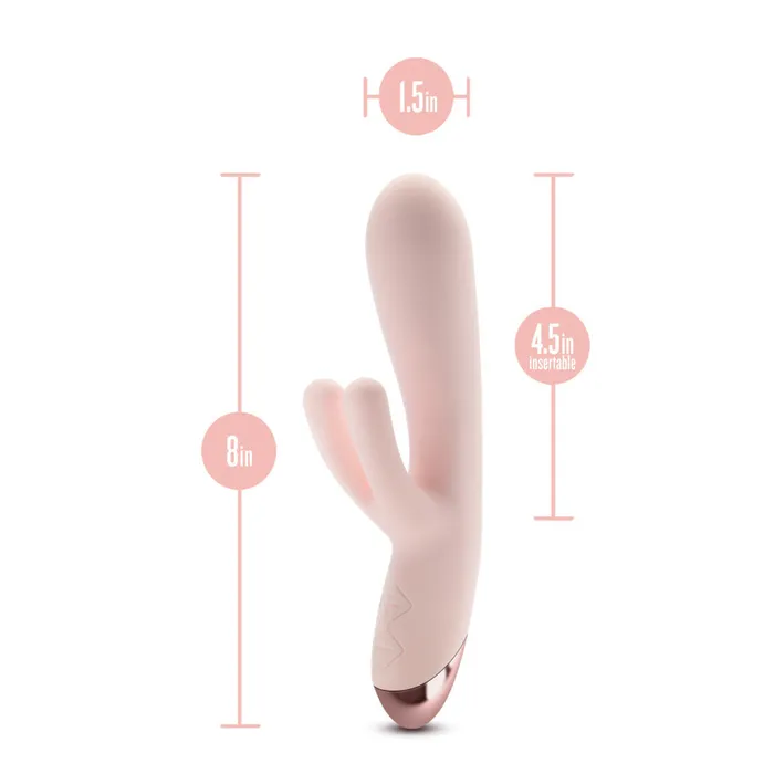 Blush Novelties Blush Elora Triple Rabbit Vibrator Pink Vibrators Blush Novelties Blush Elora Triple Rabbit Vibrator Pink Vibrators