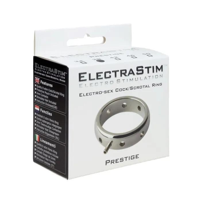 Couples ElectraStim ElectraStim Prestige Metal ElectroSex Cock Scrotal Ring 42mm Couples ElectraStim ElectraStim Prestige Metal ElectroSex Cock Scrotal Ring 42mm