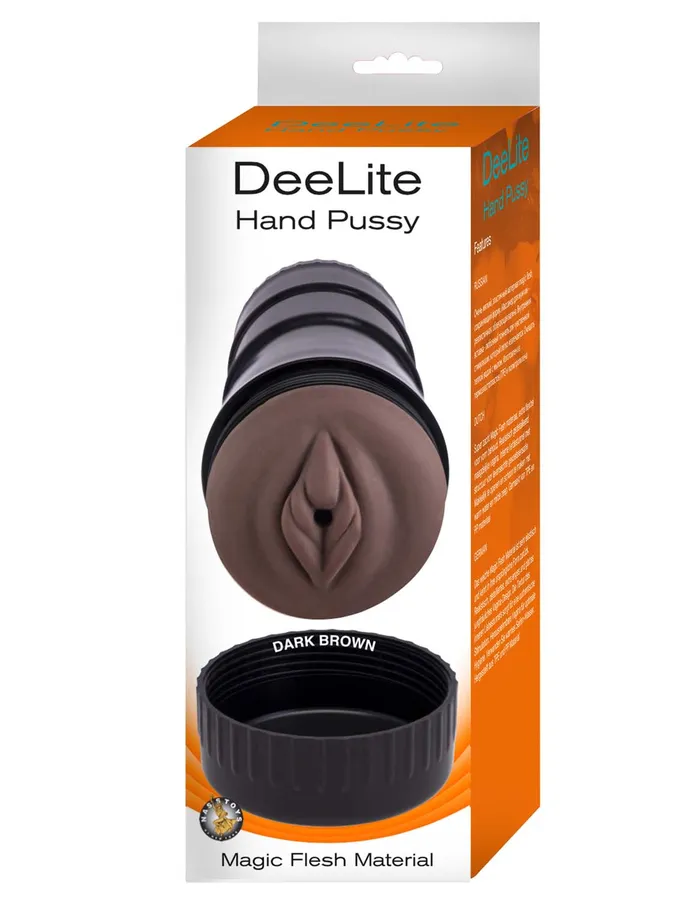 Nasstoys Male Sex Toys Dee Lite Hand Pussy Dark Brown