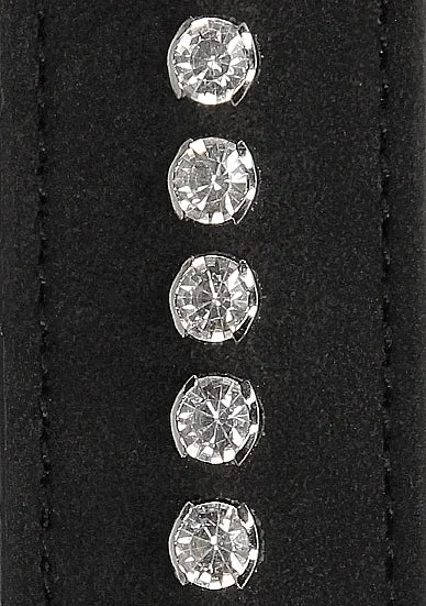 Ouch Diamond Studded Wrist Cuffs in Black SHOTS AMERICA Couples