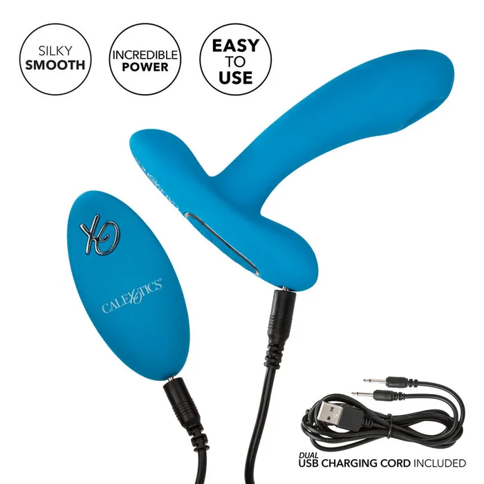 Remote Controlled Pulsing Pleaser Vibrator CalExotics Couples Remote Controlled Pulsing Pleaser Vibrator CalExotics Couples